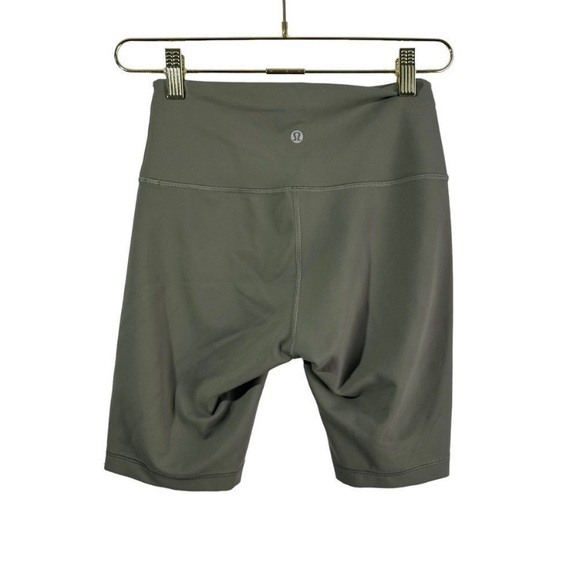 Lululemon Wunder Train High Rise Short 8" 6 Grey Sage Breathable Stretch - Picture 3 of 7